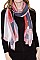 Horse Print Light Long Scarf