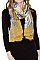Flowery Print Long Scarf