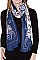Flowery Print Long Scarf