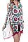 Soft Floral Print Long Scarf
