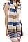 Soft Stripes Print Long Scarf