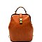 JX0016-LP  Frame-Top Vintage Backpack