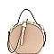 Round Medium Saffiano 2Way Bag