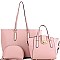 Classy 3 in 1 Shopper Tote Value SET MH-JX19202