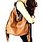 JY00371-LP Quality Fringed Side Zipper Hobo