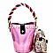 Rope Handle Metallic 2 in 1 Shoulder Bag MH-JY0241