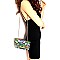 2 in 1 Transparent Clear Snake Print Shoulder Bag