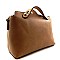Two-Tone Small Hand-Hold Satchel - Petit