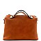 Two-Tone Small Hand-Hold Satchel - Petit