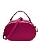 Woven Accent Round Boxy Cross Body MH-KLW2330