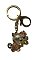 Rhinestone Multicolored Crystal Cute Pendant Charm Keychain with Lobster Clip