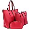 L0098-LP Flip-lock Accent 3 in 1 Tote SET