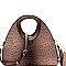 Ostrich Embossed Satchel Wallet SET MH-L0195W