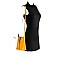 Tassel Accent Bucket Cross Body Shoulder Bag