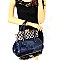 L8748-LP Hardware Accent Patent Kiss-Lock Boutique Satchel