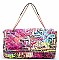 Graffiti Oversize Shoulder Bag