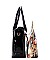 MICHELLE OBAMA 3 PCS TOTE + SATCHEL + WALLET SET