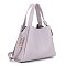 triple compartment lavander satchel