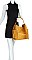 Ostrich Hobo Handbags - 2pcs Set