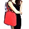 LB126-LP Quality Stitched 3 Way Matte Textured Satchel