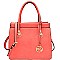 LD075-LP Hardware Accent 2 Way Satchel