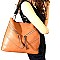 LD080-LP Zipper Accent 2 in 1 Hobo