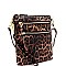 VERSATILE LEOPARD PRINT WRISTLET CROSS BODY