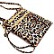 VERSATILE LEOPARD PRINT WRISTLET CROSS BODY