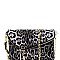 LEOPARD PRINT FLAP CLUTCH SHOULDER