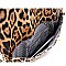 LEOPARD PRINT FLAP CLUTCH SHOULDER