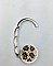 Leopard Print Stone Round Folding Handbag Hook & Purse Hanger