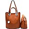 LF107-LP Handle Accent Convertible 2 in 1 Hobo