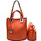 LF107-LP Handle Accent Convertible 2 in 1 Hobo