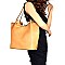 LF118-LP Metal Handle Accent 3 in 1 2 Way Satchel