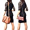 5 IN 1 SATCHEL CLUTCH WALLET POUCH CARD-HOLDER VALUE SET RZ-LF18178