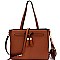 LF3061Tcs-LP Bow Accent 3 in 1 Tote SET