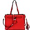 LF3061Tcs-LP Bow Accent 3 in 1 Tote SET