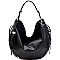 WHIP STITCHED TASSEL ACCENT HOBO