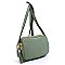 Multi Compartment Tassel Crossbody Bag