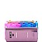 Small Gradated Multi-colored Jelly Flap 2-Way Shoulder Bag