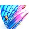 Small Gradated Multi-colored Jelly Flap 2-Way Shoulder Bag