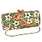 Stunning Butterfly Flower Evening Bag