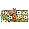 Stunning Butterfly Flower Evening Bag