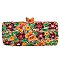 Stunning Butterfly Flower Evening Bag