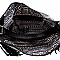 Fringed Side Perforated Single Strap Hobo MH-LH087