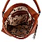 Stylish Side Zipper Pocket 2-Way Hobo Wallet SET MH-LH0951W