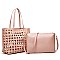 STYLISH LADIES TOTE HANDBAGS MESSENGER SET