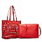 STYLISH LADIES TOTE HANDBAGS MESSENGER SET