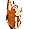 LHU045-LP Unique Bunny Doll Novelty Backpack