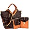 Monogram Two-Tone 4 in 1 Satchel Value SET MH-LHU112